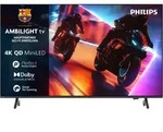 PHILIPS QLED Mini LED-Fernseher "85MLED910/12", Energieeffizienz: F (A-G), schwarz,
