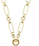 Charm-Kette LEONARDO "Halskette Mathilde Clip&Mix", gold (gelbgoldfarben),