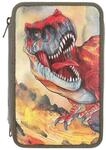 Depesche Buntstift "3-Fach Federtasche mit 3D Effekt Dino World 20 x 13 cm gr&uuml;n"