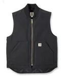 Fleeceweste CARHARTT "Gilliam Vest", Herren, Gr. M, schwarz, Obermaterial: 100%