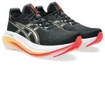 Laufschuh ASICS "GEL-NIMBUS 27", Herren, Gr. 47, schwarz (schwarz, khaki), Textil,