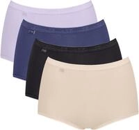 sloggi Maxislip "Basic+ Maxi" 4er Pack, perfekter Sitz, besonders weiche N&auml;hte,