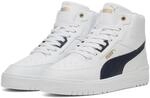Sneaker PUMA "SHUFFLE DOWNTOWN MID", Herren, Gr. 44, blau (puma wei&szlig;, puma navy,