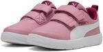 Sneaker PUMA "COURTFLEX V3 V PS", M&auml;dchen, Gr. 29, poised pink, puma wei&szlig;, berry,