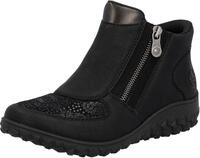 Rieker Schlupfboots "Ready2GO" Stiefelette, Casual-Boots, Profilsohle, mit seitlichem