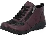 Rieker Sneakerboots High Top Sneaker, Schn&uuml;rboots, Stiefelette mit floralem...