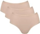 sloggi Midislip "GO Daily Cotton" Glanz-Effekt Details, weich, Baumwollmix,...