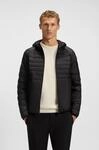 Steppjacke BOSS GREEN "OW Urbanex JT HD", Herren, Gr. M, schwarz001, Web,