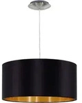 EGLO H&auml;ngeleuchte "MASERLO", schwarz (schwarz, goldfarben, nickelfarben), 1, &Oslash;