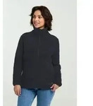 Fleecejacke JACK WOLFSKIN "HIGH CURL JKT W", Damen, Gr. XS, schwarz (schwarz navy),