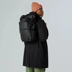 Freizeitrucksack THE NORTH FACE "BASE CAMP VOYAGER ROLLTOP", tnf schwarz, asphalt