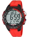 Chronograph CALYPSO WATCHES "Color Splash", rot, Armbanduhren, Herren,...