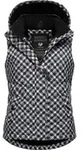 Steppweste RAGWEAR "Hesty Print", Damen, Gr. XS (34), schwarz, Obermaterial:...