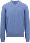 FYNCH-HATTON Strickpullover "FYNCH-HATTON Pullover mit V-Kragen" aus Baumwolle, mit