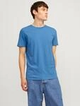 Rundhalsshirt JACK & JONES "JJEORGANIC MELANGE TEE SS O-NECK NOOS", Herren, Gr. XS,