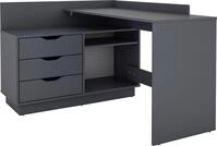 byLIVING Eckschreibtisch "Bern" mit viel Stauraum, Breite 129 cm, rechts oder links