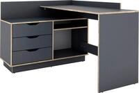 byLIVING Eckschreibtisch "Bern" mit viel Stauraum, Breite 129 cm, rechts oder links