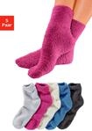 Lavana Kuschelsocken Packung, 5 Stk. tlg. ideal als Bettsocken
