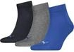 PUMA Kurzsocken "PUMA UNISEX QUARTER PLAIN 3P" 3 Paar, Atmungsaktiv,...