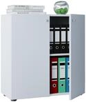 VCM Aktenschrank "B&uuml;roschrank B&uuml;cher Ordner Aktenschrank Lona 2fach" 1 Stk. tlg.