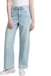 Weite Jeans TOM TAILOR DENIM "LINOU", Damen, Gr. L (40), L&auml;nge 30, blau (clean