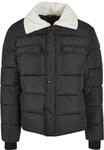 URBAN CLASSICS Winterjacke "Urban Classics Herren Sherpa Collar Padded Shirt Jacket"