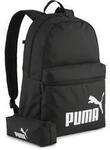Rucksack PUMA "PHASE BACKPACK SET", schwarz (puma schwarz), Rucks&auml;cke, Damen, Netz,