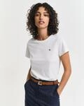 Gant T-Shirt "REG SHIELD KA T-SHIRT" mit einer kleinen aufgestickten Wappen-Grafik