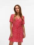 Vero Moda Minikleid "VMALBA SS SHORT DRESS WVN NOOS" Viskose, slim fit