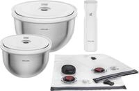 Zwilling Aufbewahrungssystem "Fresh & Save BOWLS" Vakuum Starter Set, Edelstahl...