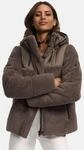 Marikoo Winterjacke "Kaguraa" warme Teddyfell Sherpa Jacke