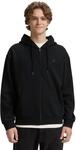 Sweatjacke TOM TAILOR DENIM, Herren, Gr. XL, schwarz, Sweatware, Obermaterial: 70%