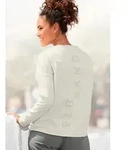 Sweatshirt ELBSAND "Raina", Damen, Gr. XXL (44), wei&szlig;, Sweatware, Obermaterial: 95%