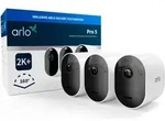 ARLO &Uuml;berwachungskamera "Pro 5 2K+ Spotlight (3er Set)", schwarz-wei&szlig; (wei&szlig;,