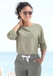 Elbsand Longsleeve "Tira" mit Logodruck hinten, Langarmshirt, sportlich-casual