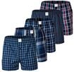 Webboxer MG-1 "Web-Boxershorts 5er Pack", Herren, Gr. M, blau (blau, rot),