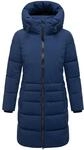 Steppmantel NAVAHOO "Mondnebel XIV", Damen, Gr. S (36), blau (navy), Obermaterial:
