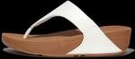 Fitflop Dianette "LULU LEATHER TOEPOST" Zehentrenner, Pool Slides, Pantolette,