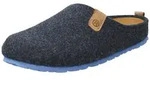 Pantoffel ROHDE "NAPOLI-H", Herren, Gr. 44, blau (dunkelblau, meliert), Filz,...