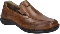 Slipper JOSEF SEIBEL "New Anvers 67", Herren, Gr. 42, Leder, braun (cognac), Schuhe