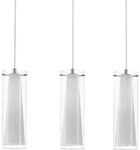 EGLO H&auml;ngeleuchte "PINTO Pendellampe, Stahl und Glas, Esstischlampe, E27, IP20,