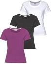 Eastwind T-Shirt 3er-Pack, Kurzarm, h&uuml;ftlang, f&uuml;r die Freizeit, aus Baumwolle