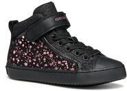 Geox Sneaker "J KALISPERA GIRL" Schn&uuml;rboots, Glitzerschuh mit Gummizug,
