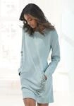 Bench. Loungewear Sweatkleid Eingrifftaschen mit seitlichem Logoprint, Loungewear