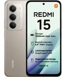 XIAOMI Smartphone "Redmi 15 128 GB", Energieeffizienz: B (A-G), grau (titan gray),