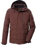 Steppjacke KILLTEC "KOW 87 MN QLTD JCKT", Herren, Gr. 3XL, braun (mahagoni),