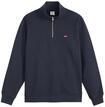 Sweatshirt LEVI'S "ORIGINAL HM 1/4 ZIP", Herren, Gr. M, blau (navy blazer),