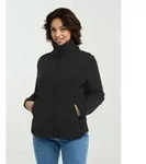 Fleecejacke JACK WOLFSKIN "HIGH CURL JKT W", Damen, Gr. S, schwarz, Obermaterial: