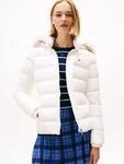 Tommy Jeans Steppjacke "TJW BASIC HOODED DOWN JACKET EXT" mit Kapuze Kunstfaser