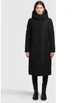 Steppmantel KHUJO "SONJE6", Damen, Gr. XS, schwarz, 100% Polyester, unifarben, loose